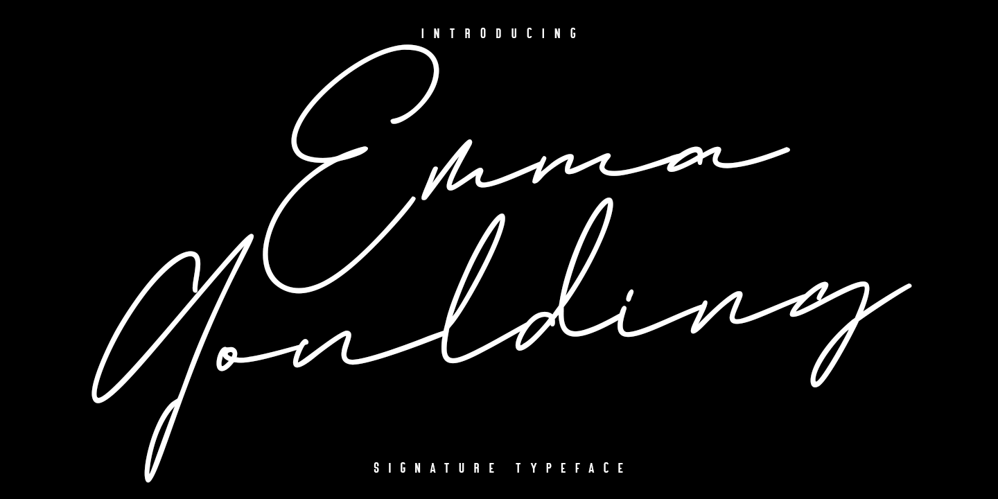 Czcionka Emma Goulding